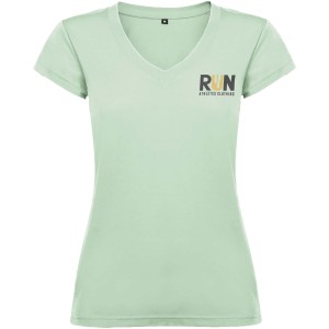 Roly Victoria ni V-nyak pamutpl, Mist Green (T-shirt, pl, 90-100% pamut)